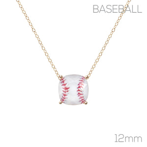 GAMEDAY BASEBALL SOFTBALL NECKLACE