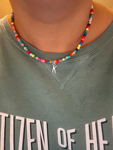 Initial choker necklaces 🫶🏼🌈